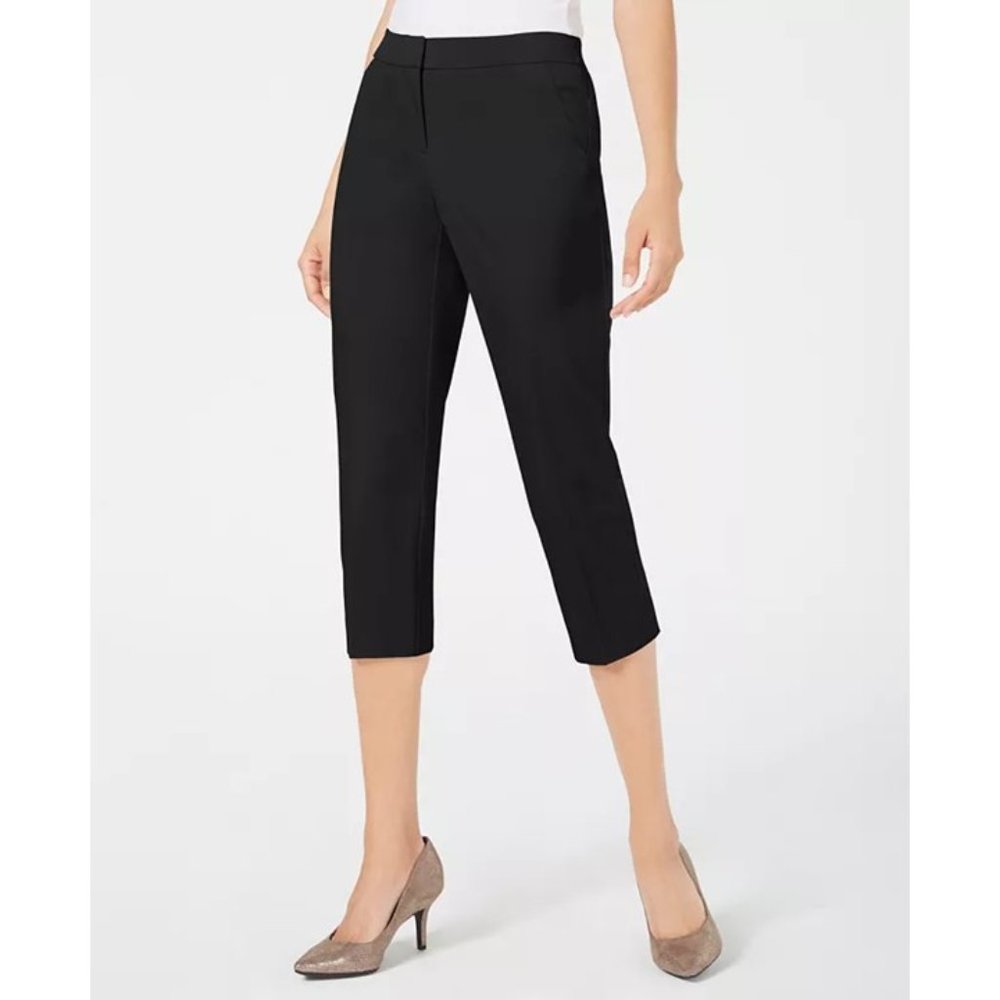 Alfani Straight-Leg Capri Pants